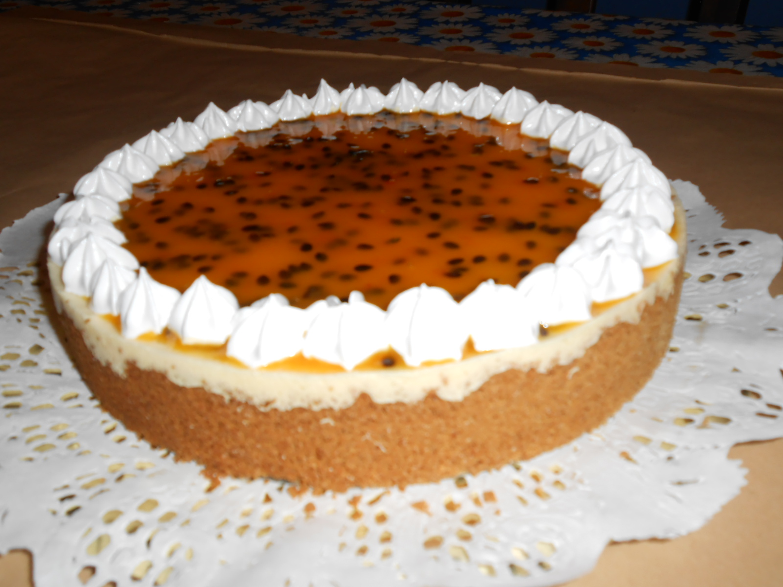 Torta Mousse de Maracuya | Azucar Negra
